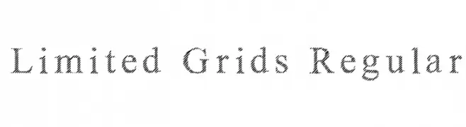 Limited Grids Regular  تنزيل الخطوط