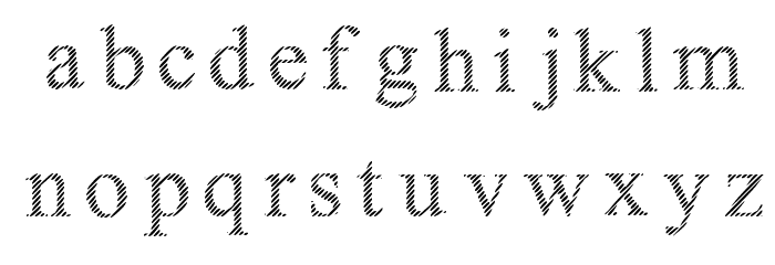 Limited Grids Regular Шрифта строчной