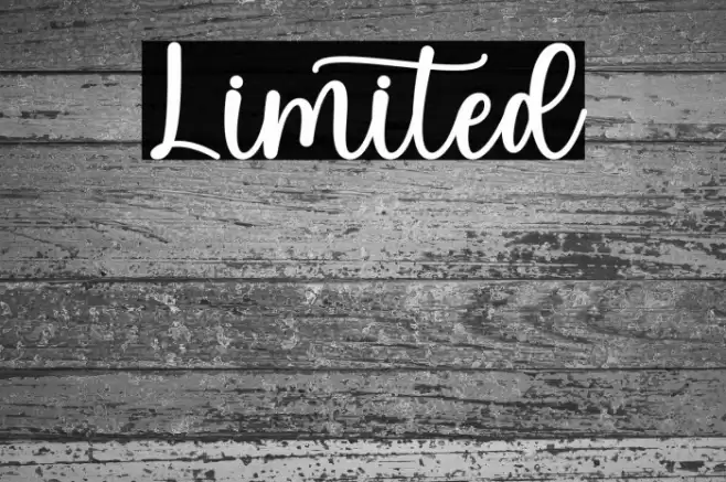 Limited Caratteri examples