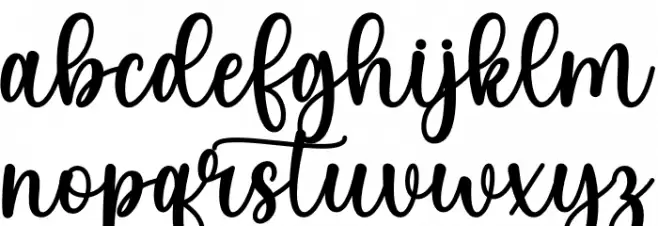 Limited Schriftart Kleinbuchstaben