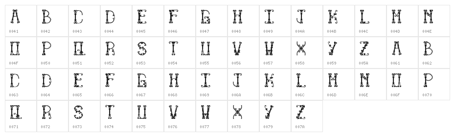 Limitless Regular Character Map