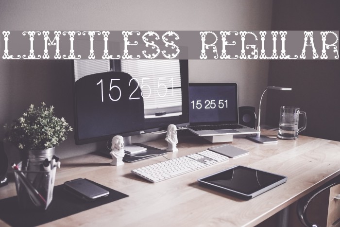 Limitless Regular Font examples