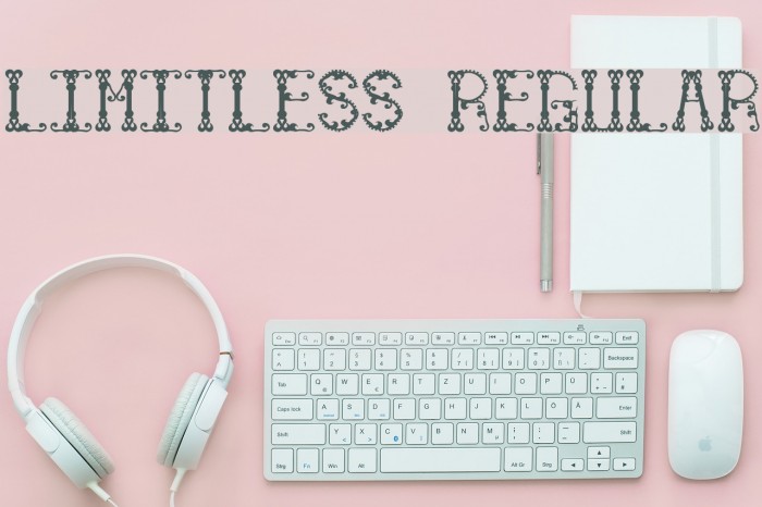 Limitless Regular Font examples