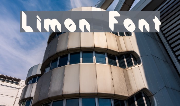 Limon Font examples