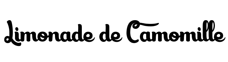 Limonade de Camomille Font