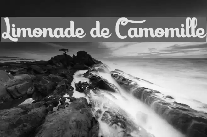 Limonade de Camomille Font examples