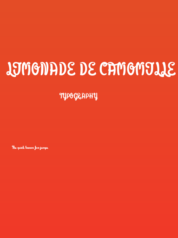 Limonade de Camomille Poster