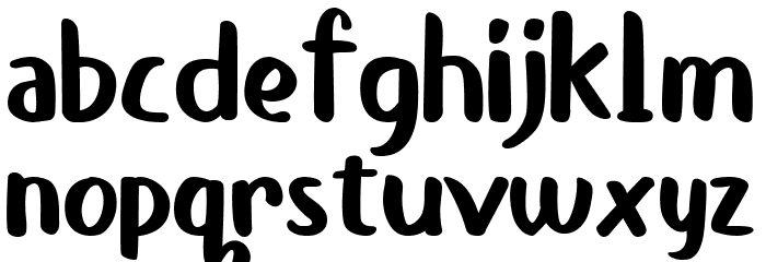 Limonea Font LOWERCASE