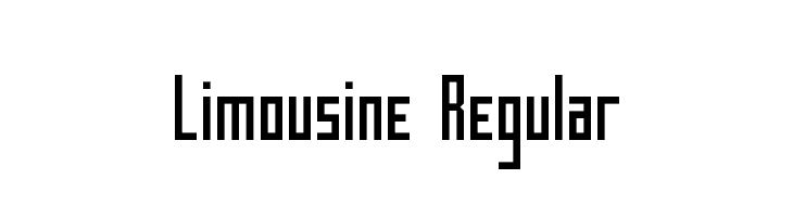 Limousine Regular  Скачать бесплатные шрифты