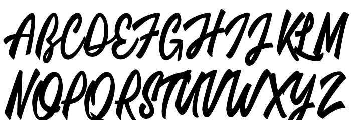 Limousines Personal Use Font UPPERCASE