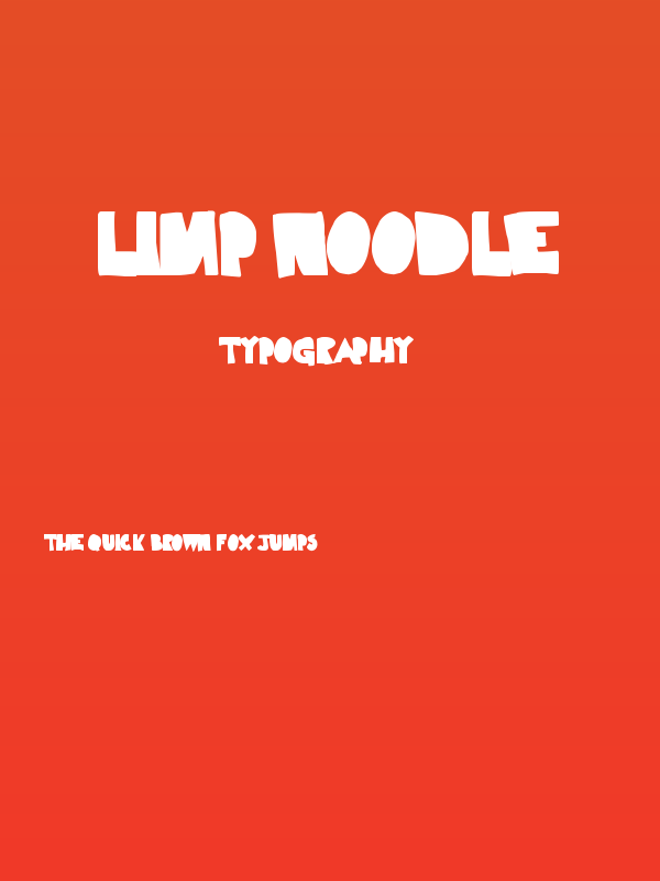 Limp Noodle Poster