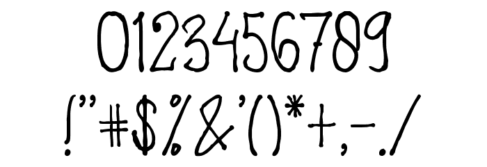 Limpoke Font Regular Font OTHER CHARS