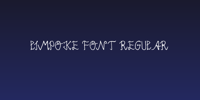 Limpoke Font Regular Social Header