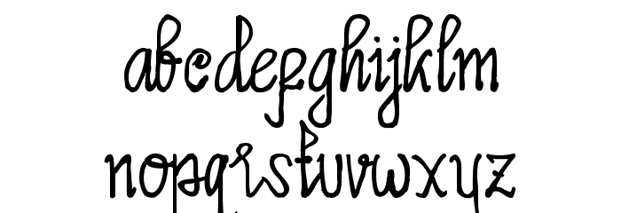 Limpoke Font Regular Font LOWERCASE