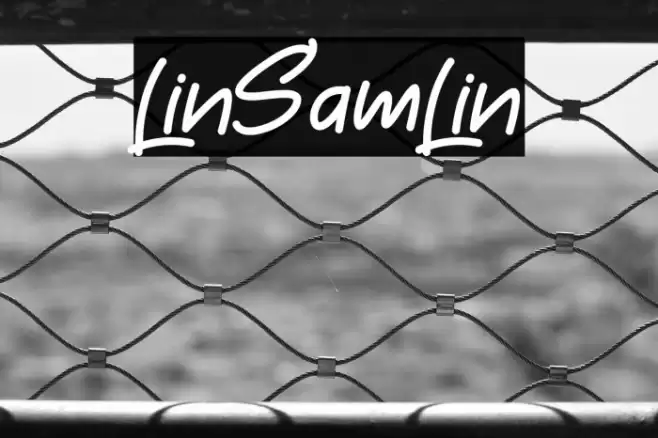 LinSamLin Font examples