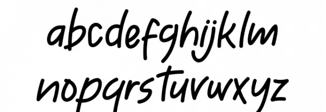 LinSamLin Font LOWERCASE