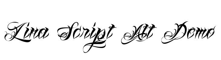 Lina Script Alt Demo Font