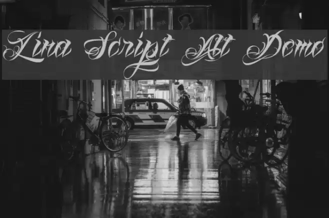 Lina Script Alt Demo フォント examples