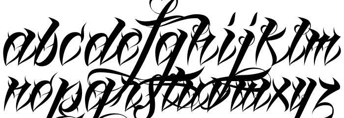 Lina Script Alt Demo Font LOWERCASE