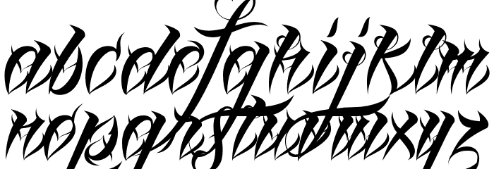 Lina Script Demo Font LOWERCASE
