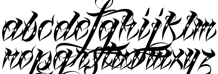 Lina Script Dot Alt Demo Font LOWERCASE
