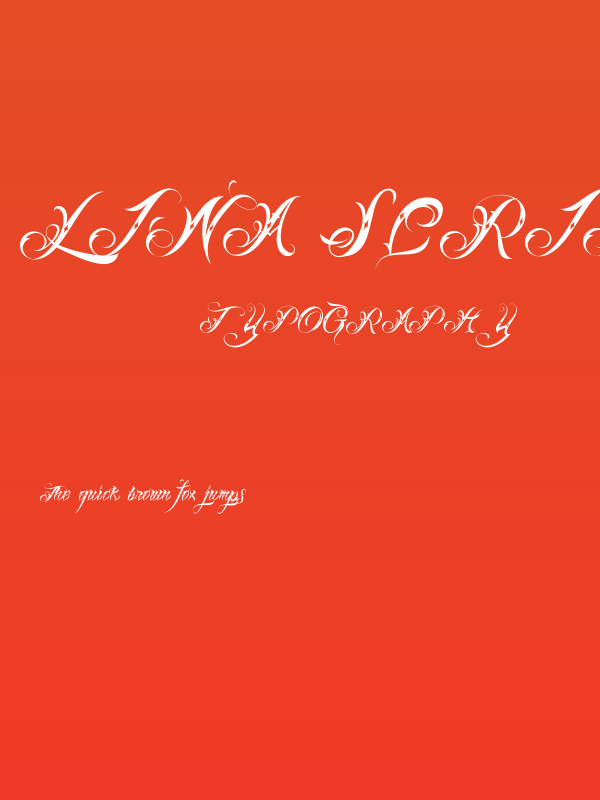 Lina Script Dot Demo Poster