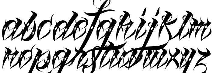 Lina Script Dot Demo Font LOWERCASE