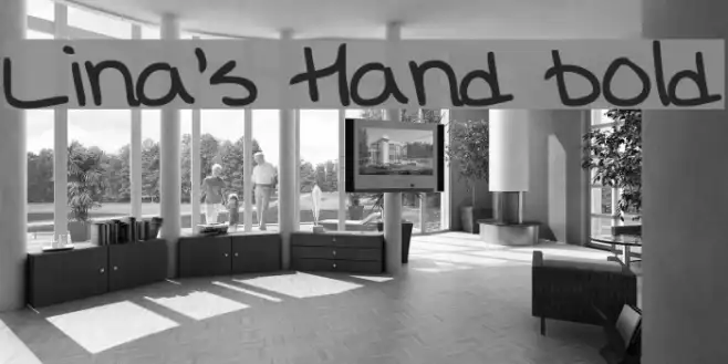 Lina's Hand bold Example 2