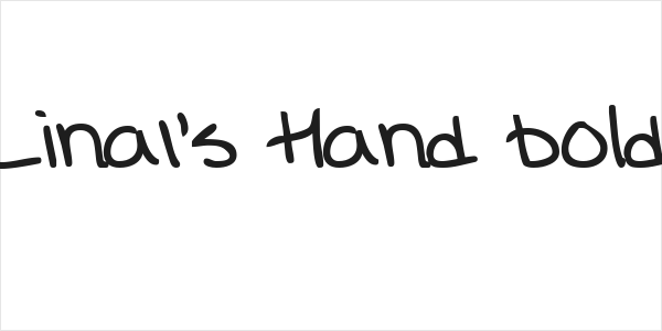 Lina's Hand bold Logo