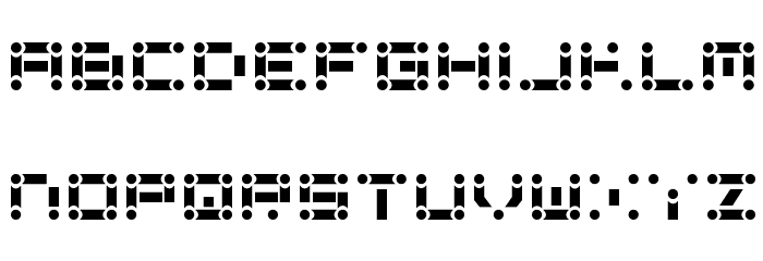 Lincoln Chain Font LOWERCASE