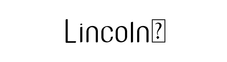 Lincoln -  免费字体下载