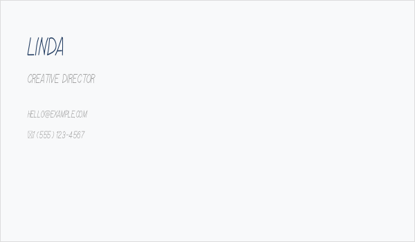 Linda Business Card