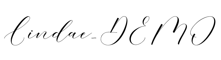 Lindae_DEMO  免费字体下载