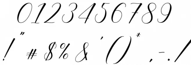 Lindae_DEMO Font OTHER CHARS