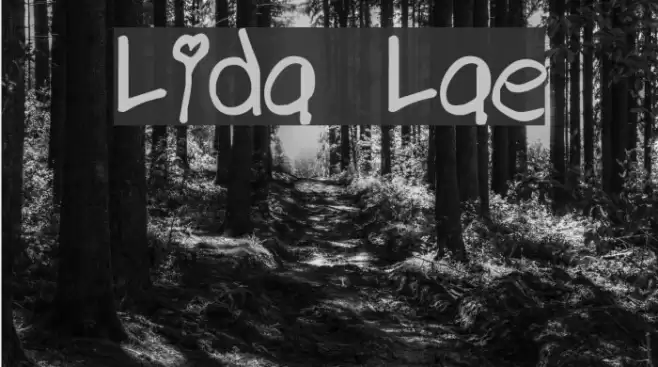 Lindas Lament Font examples