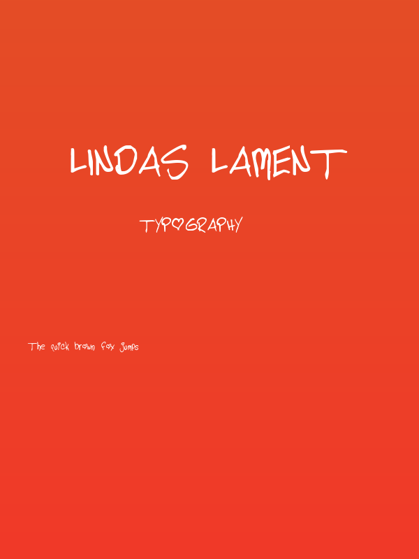 Lindas Lament Poster