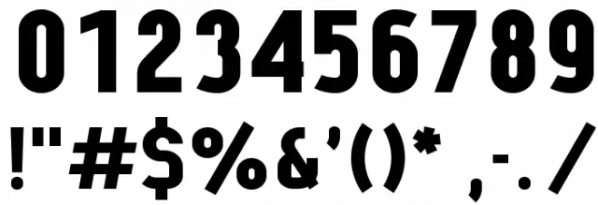Lindau Black Font OTHER CHARS