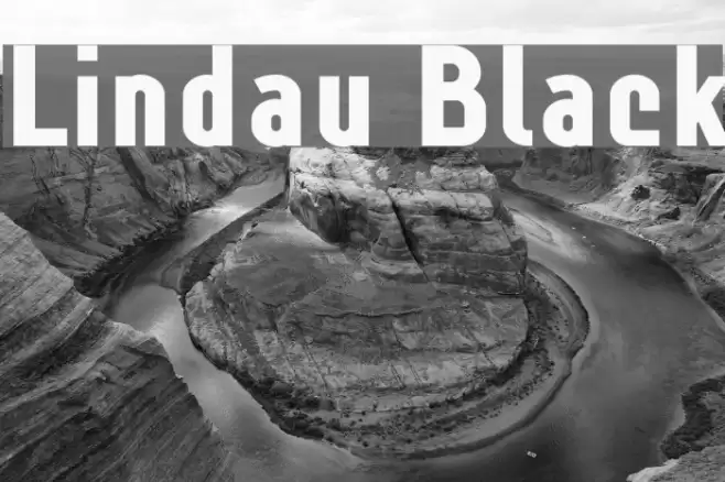 Lindau Black Font examples