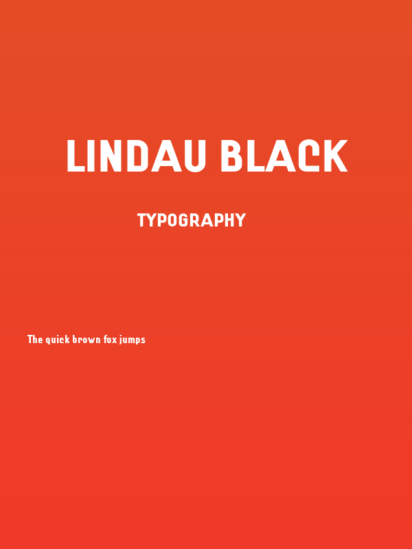 Lindau Black Poster