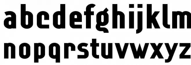 Lindau Black خط أحرف صغيرة