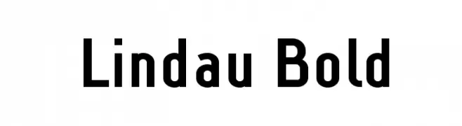 Lindau Bold  Fuentes Gratis Descargar