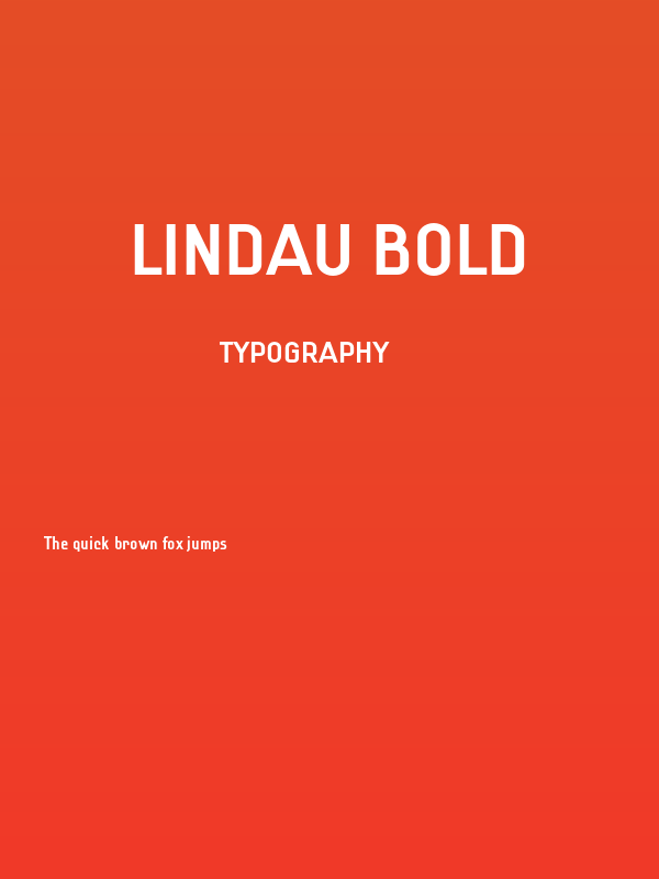 Lindau Bold Poster