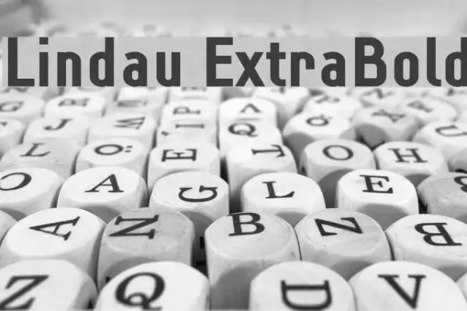 Lindau ExtraBold Example 2