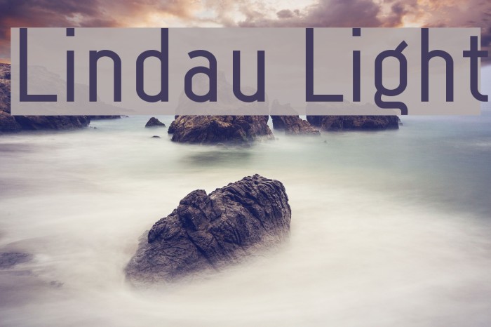 Lindau Light Font examples