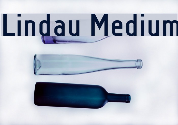 Lindau Medium Font examples