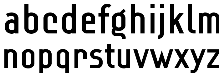 Lindau Medium Font LOWERCASE