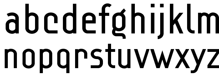 Lindau Font LOWERCASE