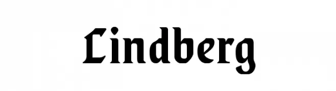 Lindberg  font caratteri gratis