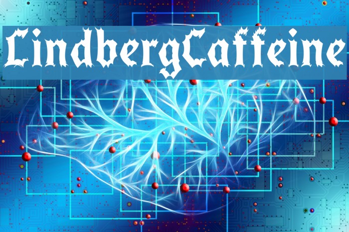 LindbergCaffeine Font examples