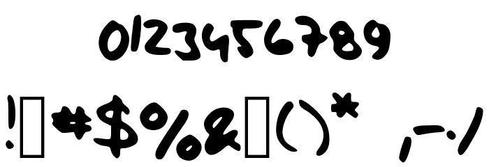 Lindberg_hand_and_symbols Font OTHER CHARS